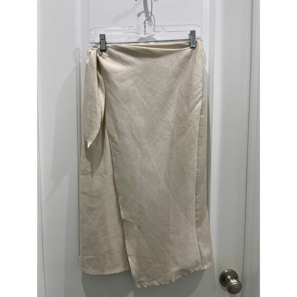 Rails Cressida Side-Tie Linen Blend Midi Skirt Sz XS - Picture 2 of 8